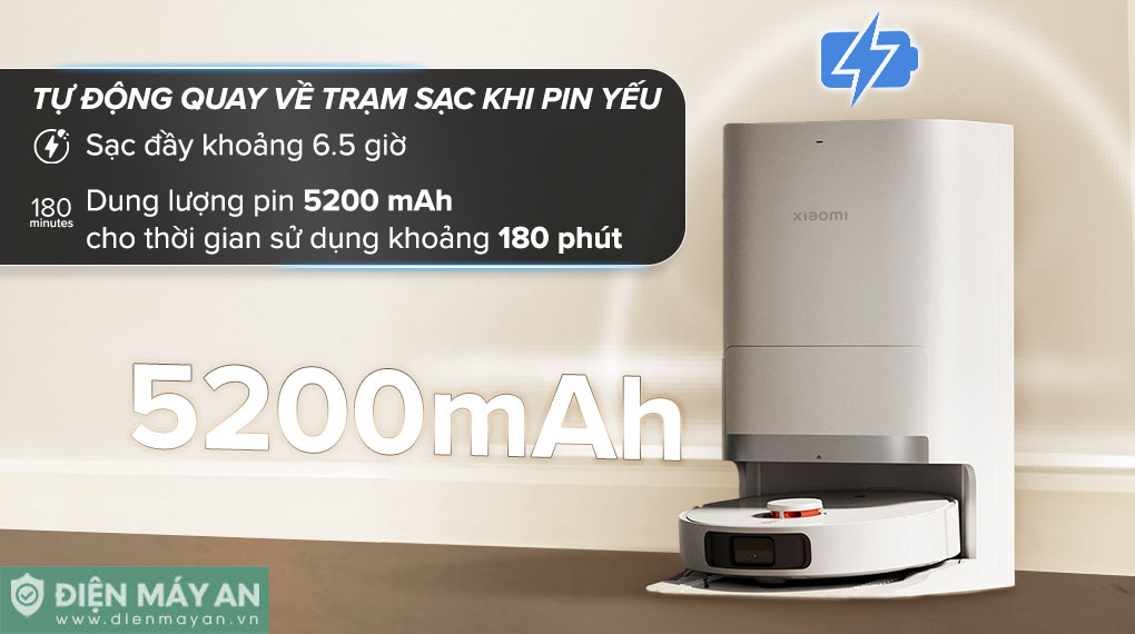 Robot Hút Bụi Lau Nhà Xiaomi Vacuum X20 Plus BHR8124EU
